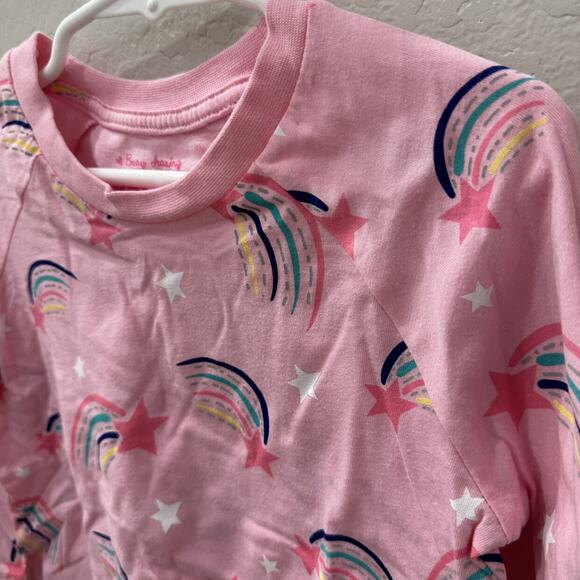 Busy Chasing Dreams Pink Rainbow Shooting Stars Pajamas - Picture 4 of 9
